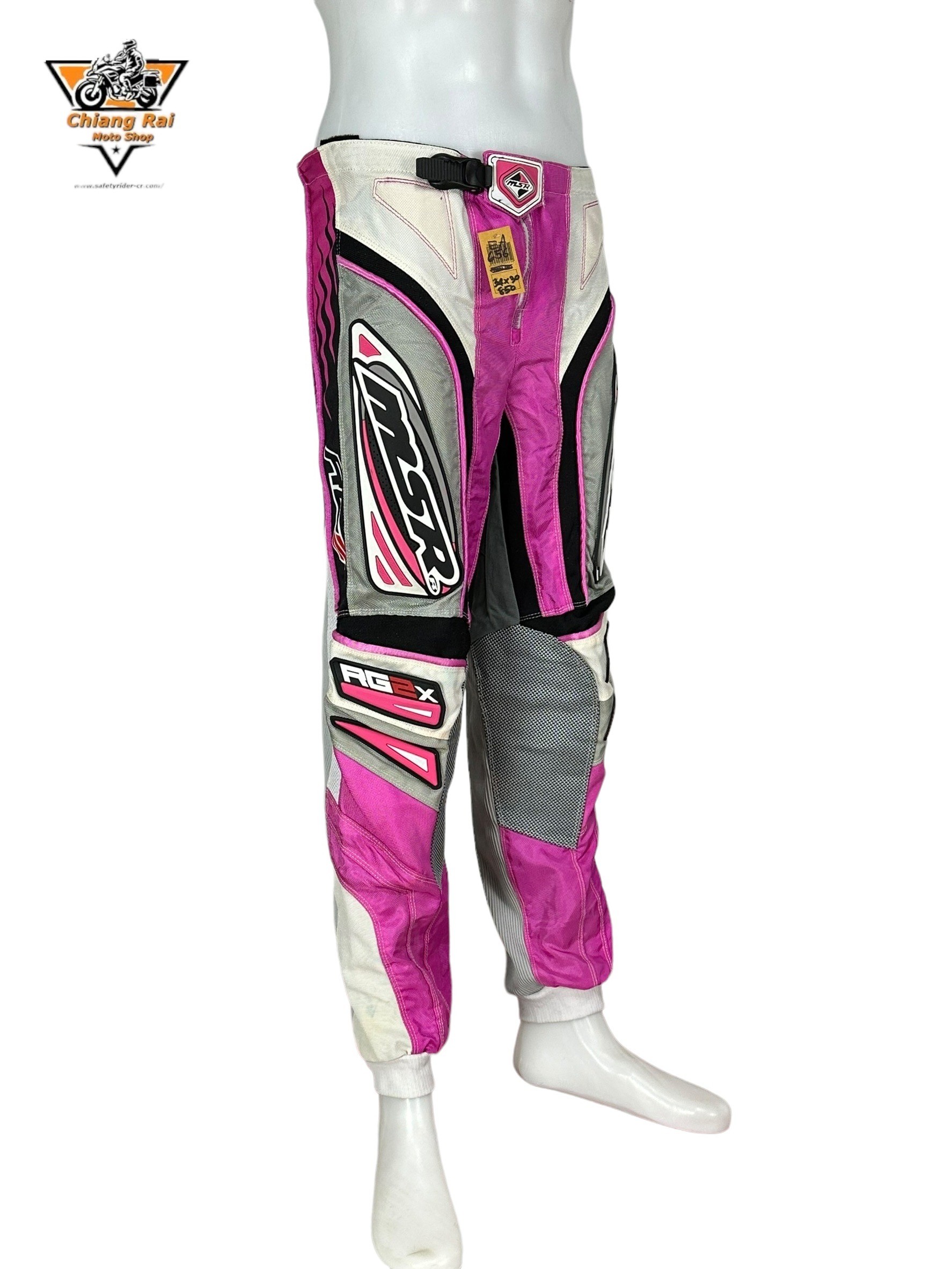 กางเกงขี่มอเตอร์ไซด์ ( มือสอง ) E&A 656: เอว 34" ยาว 30" **MSR**
