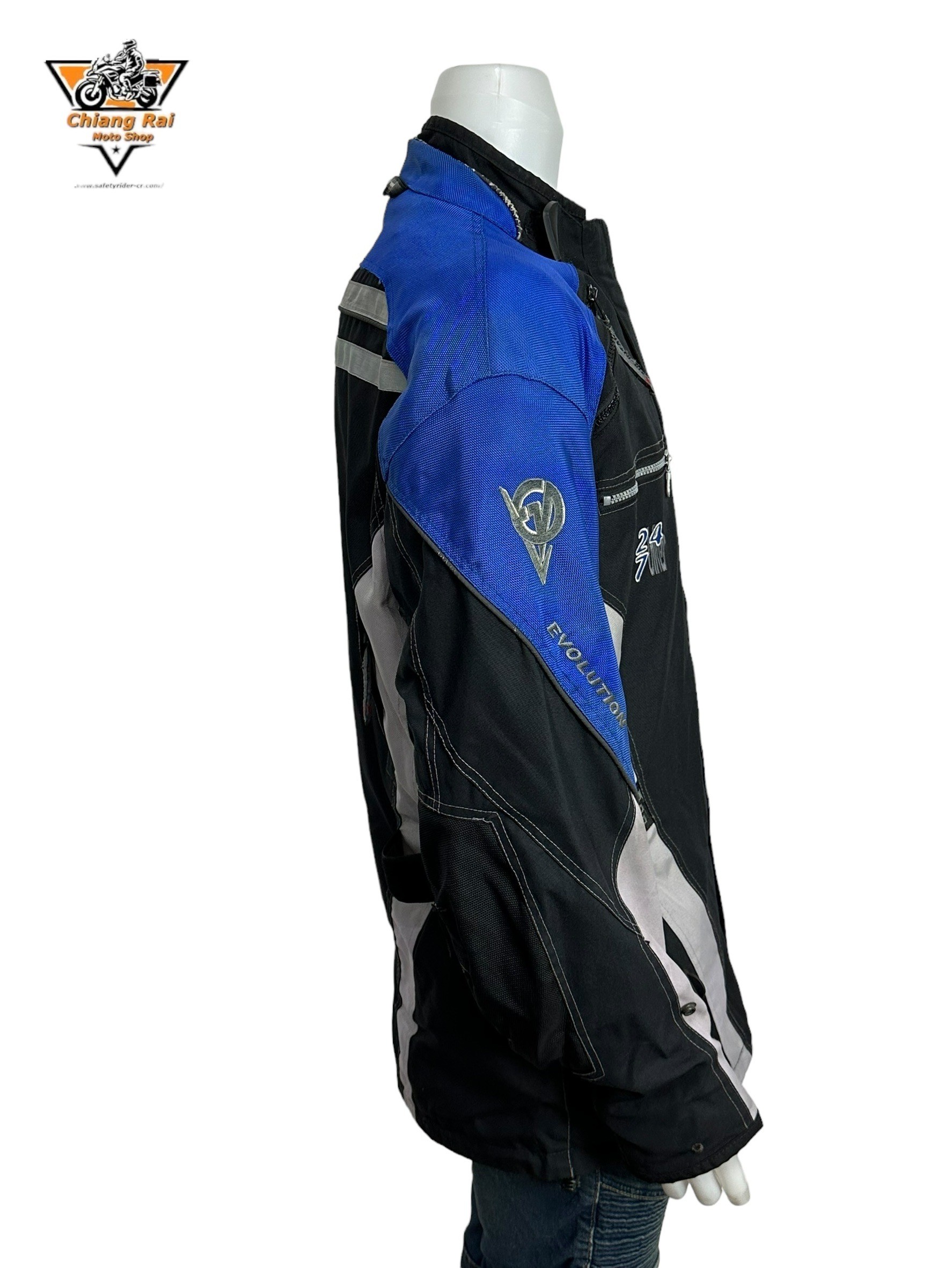 เสื้อขี่มอเตอร์ไซด์( มือสอง) RCTA 617: อก 48" ยาว 28"(XL) **EVOLUTION**