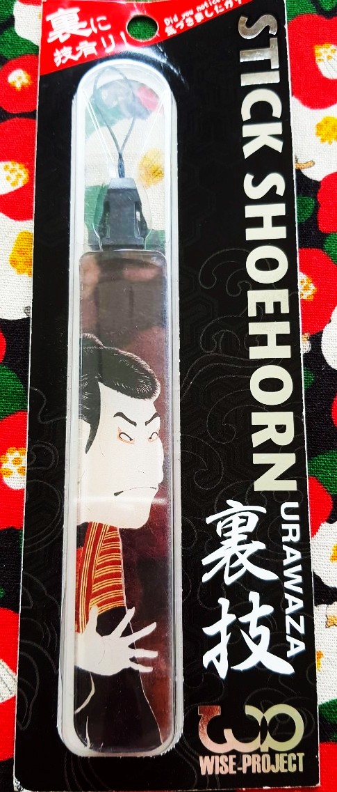 พวงกุญแจ STIC SHOEHORN ตัวช่วยใส่รองเท้า Sharaku WISE PROJECT จากญี่ปุ่น MADE IN JAPAN Size : 12 cm
