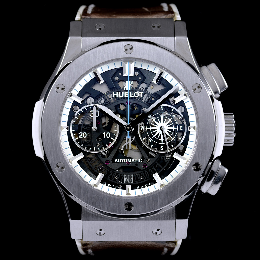 Hublot Classic Fusion La Grande Odysse Limited Edition of 100Pcs (นาฬิกาเป็นลำดับที่1) หน้าปัดSkeleton มีใบ นาฬิกาปี2016 Automatic ขนาด 42 mm