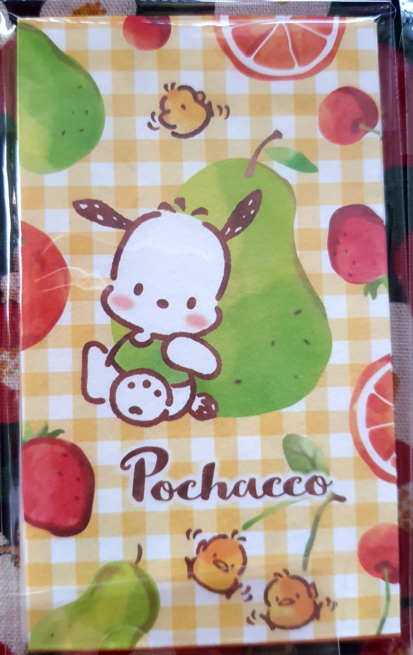 Pochacco โปเชโกะ ของแท้จากญี่ปุ่น!! ซองจดหมาย ซองอั่งเปา Sanrio Characters ซานริโอ้ ซองปีใหม่ MADE IN JAPAN Size : 7 x 12 cm 7 ซอง สติ๊กเกอร์ 8 ดวง