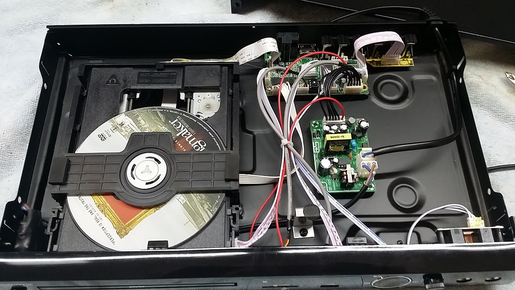 ซ่อมเครื่องเล่น CD-DVD ยี่ห้อ Aconatic รุ่น AN-9360DVPH อาการไม่อ่านแผ่น