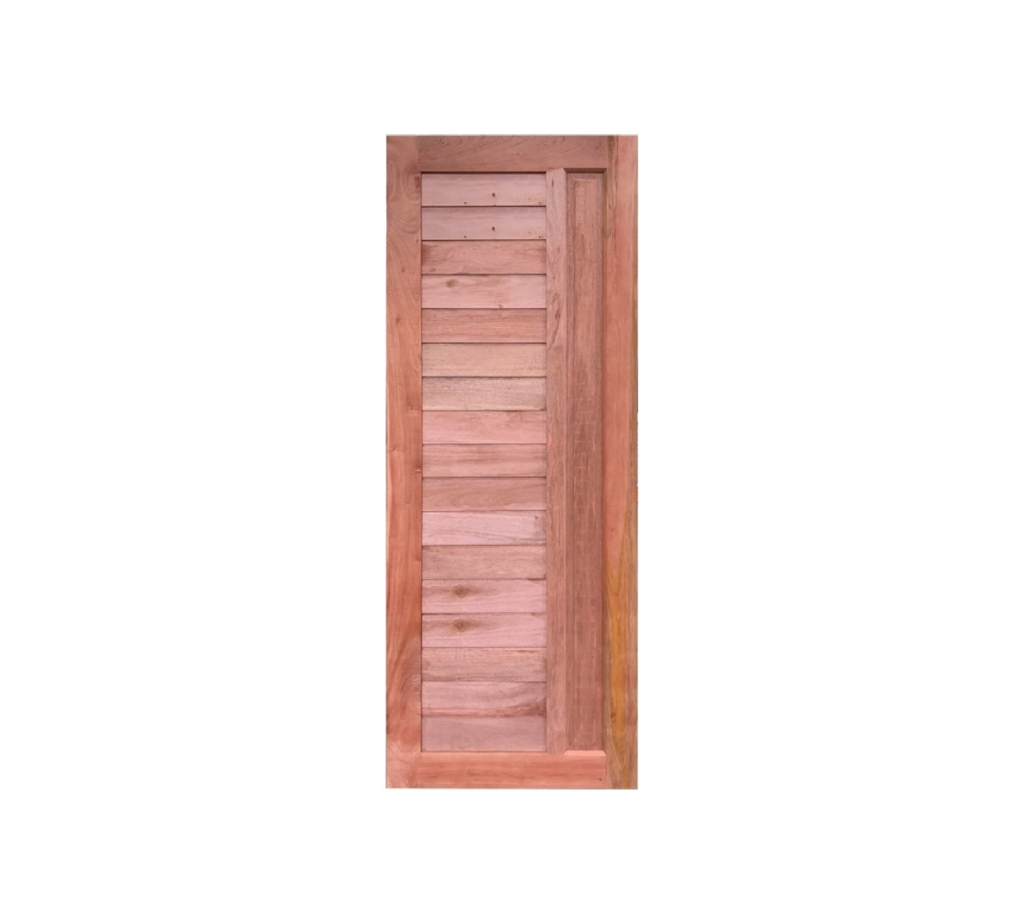 GREATWOOD ประตูไม้เนื้อแข็ง (ไม้รวม) NM64-08 80x200ซม.
