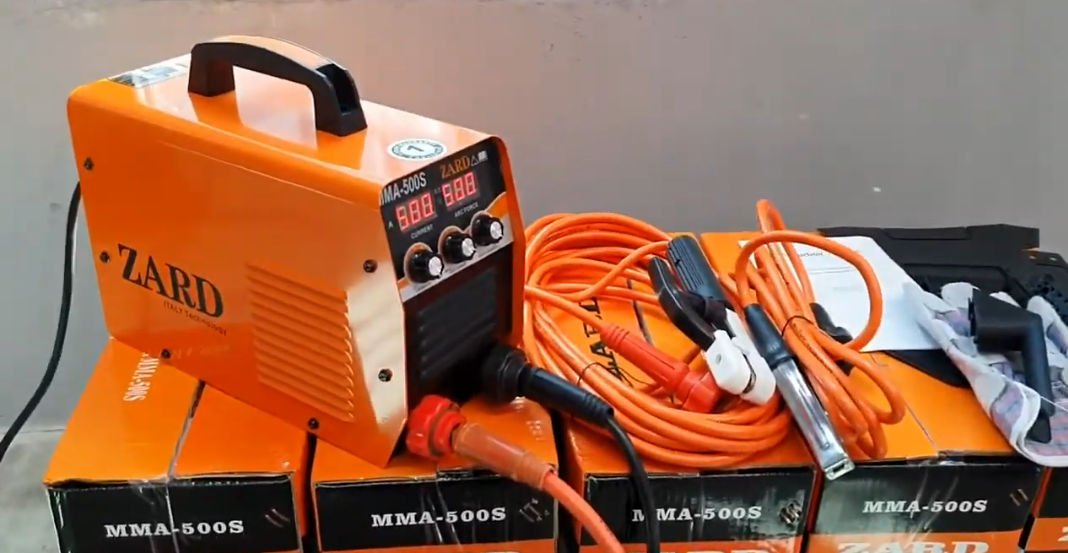 ตู้เชื่อม Zard 500แอมป์ ระบบ 2หน้าจอดิจิตอล 3ปุ่มปรับ สายเชื่อมนาว 10เมตร