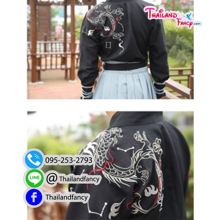 ชุดเช่าแฟนซีผู้ชาย เช่าชุดจีนโบราณ ชุดแฟนซีนานาชาติ ชุดจอมยุทธ์ชาย ชุดเจ้ายุทธภพ ชุดนานาชาติ ชุดจีนกำลังภายใน ชุดเช่าจีนกำลังภายในผู้ชายเสื้อสีดำโปรงเทา