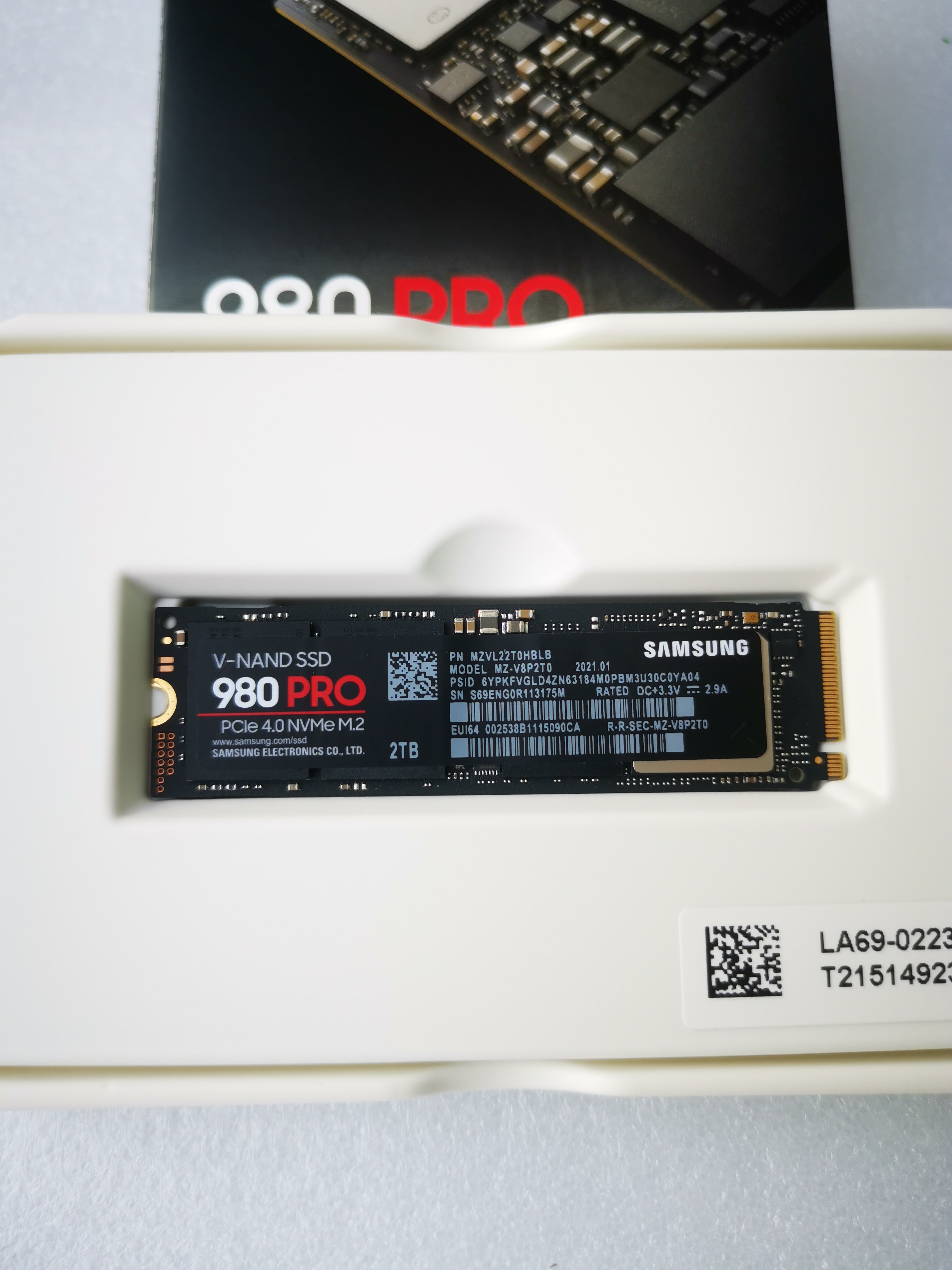 SSD M.2 NVMe SAMSUNG 980 PRO 2 TB