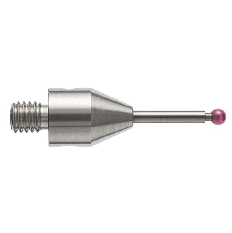หัววัด CMM M4, Ruby ball 2 mm, EWL 10 mm, L 20.5 mm เสป็คเดียวกับ Renishaw code. A-5003-2932
