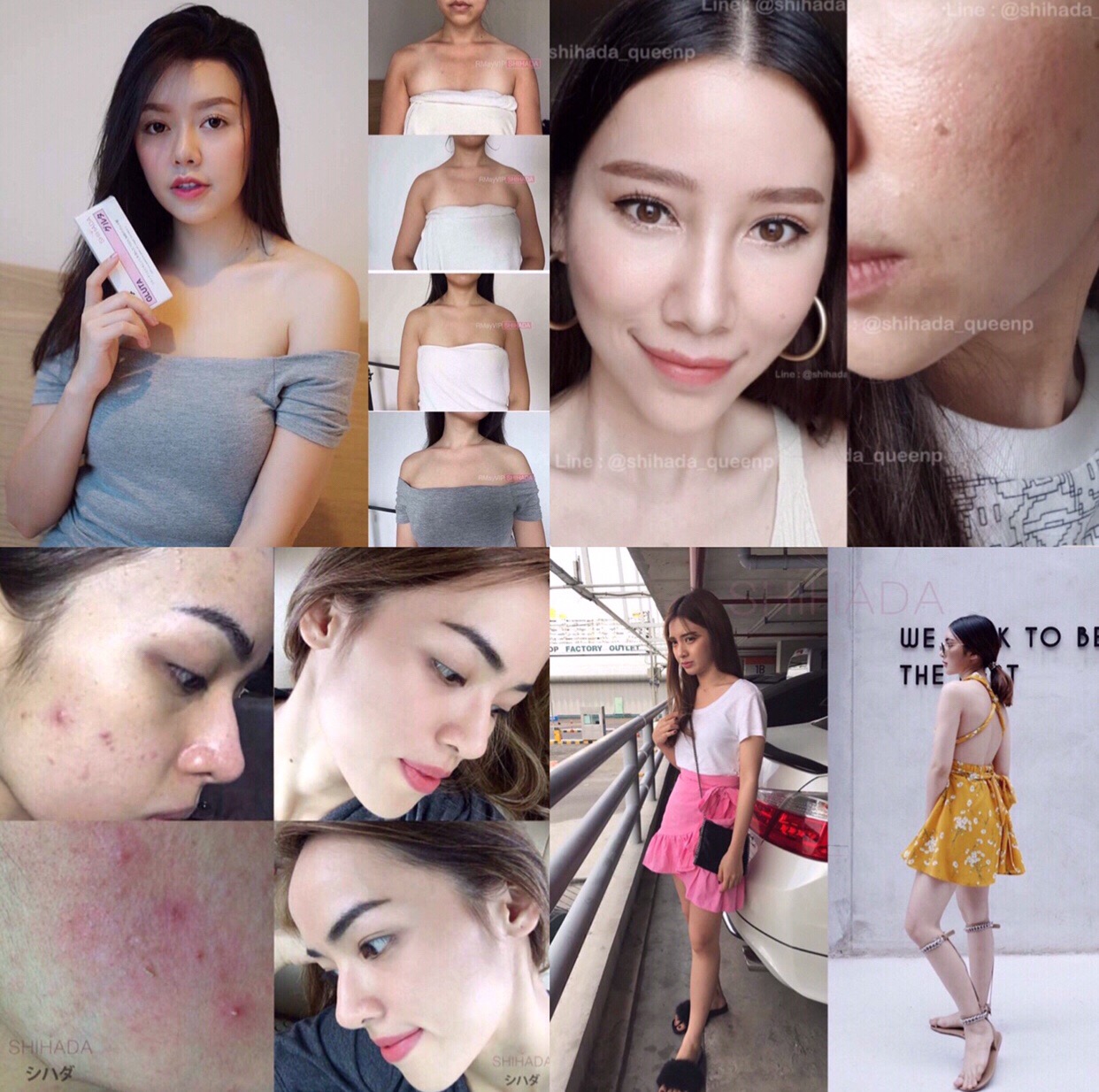 Shihada Gluta 30 เม็ด + Jacenta 30 เม็ด แถม Vit C & Collagen 1 กล่อง