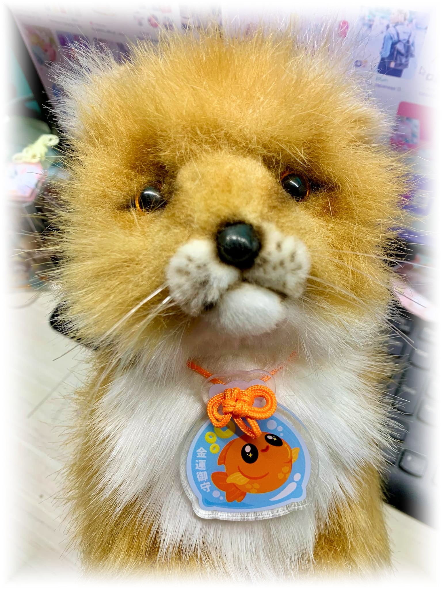 (พร้อมส่งแค่บางรายการ-ดูรูปดีๆนะคะ) Omamori 5 cm (วัสดุอะคริลิค)