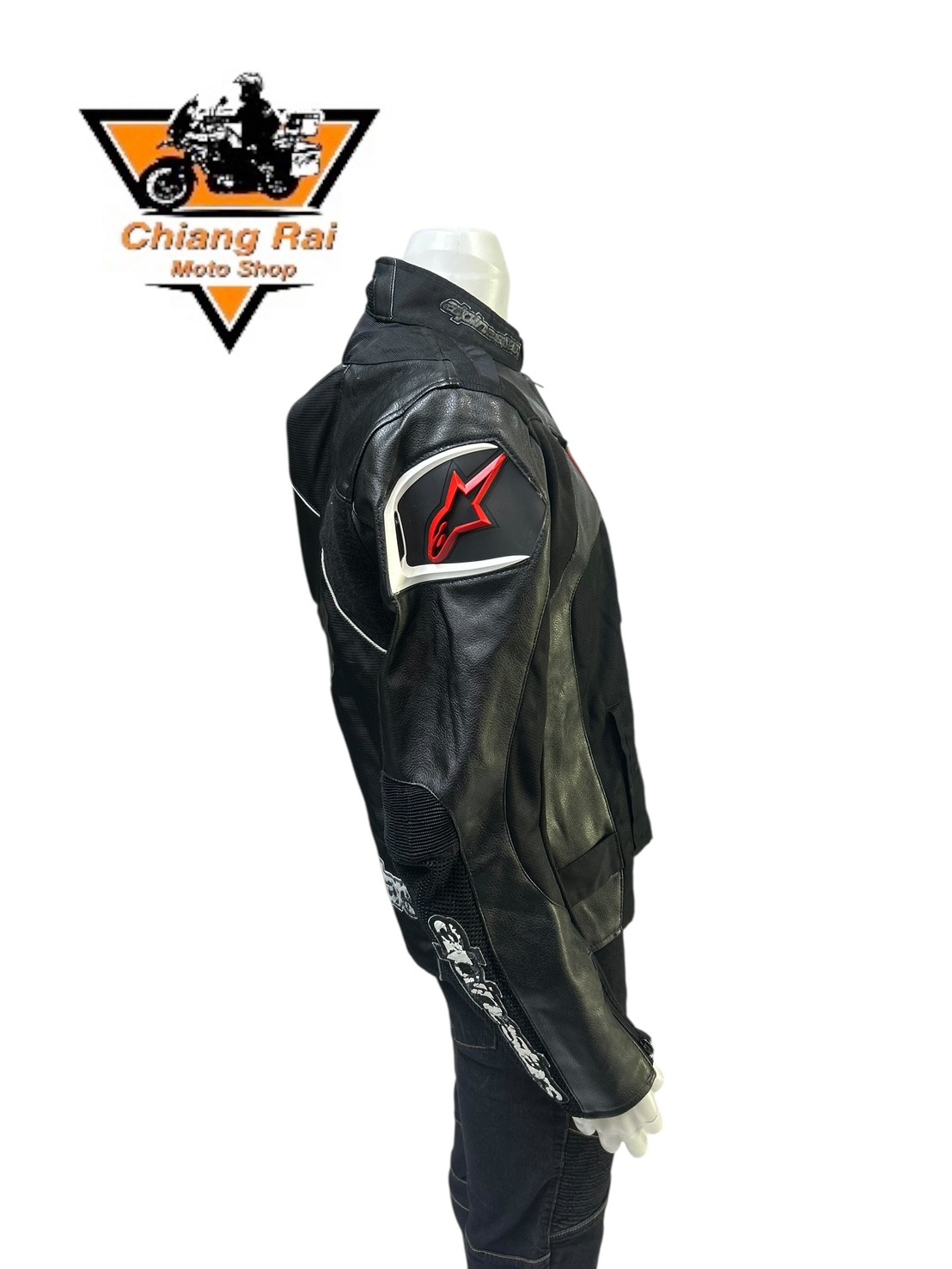 เสื้อขี่มอเตอร์ไซด์( มือสอง) CRSB 073 : อก 44" ยาว 25" (M) **Alpinestars**