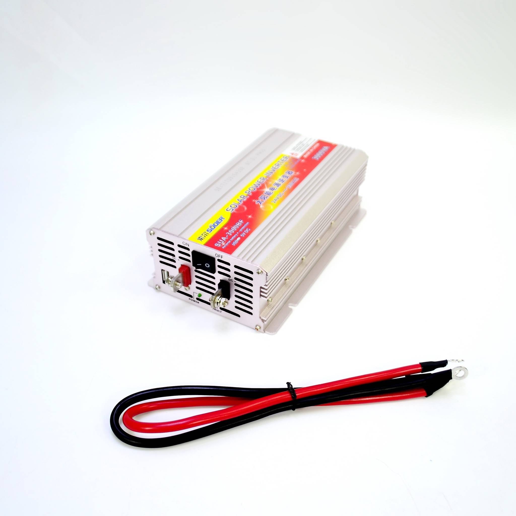 อินเวอร์เตอร์ แปลงไฟ 24V เป็น 220V ขนาด 3,000W