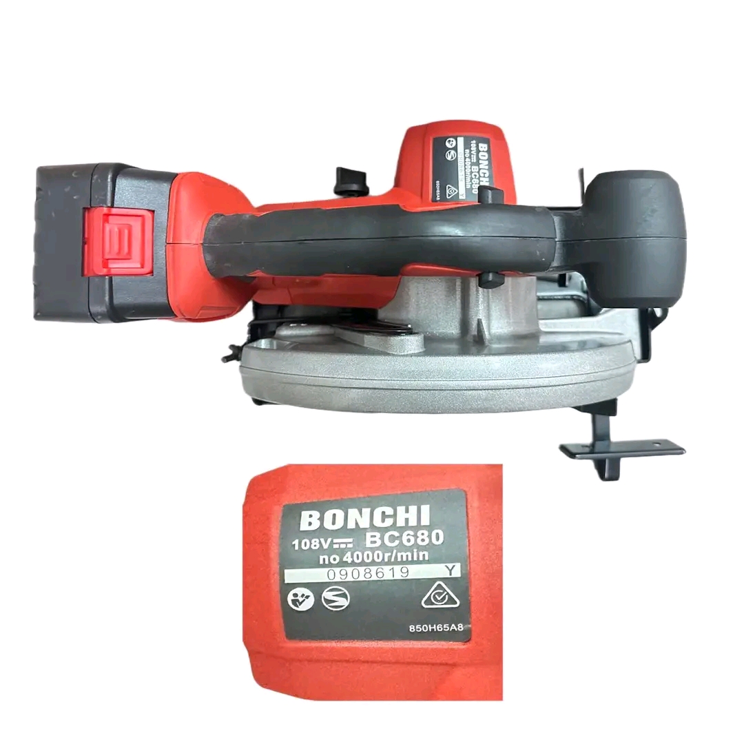 เลื่อยวงเดือนแบต ไร้สาย 108V ขนาด 7 นิ้ว ยี่ห้อ BONCHI รุ่น BC680