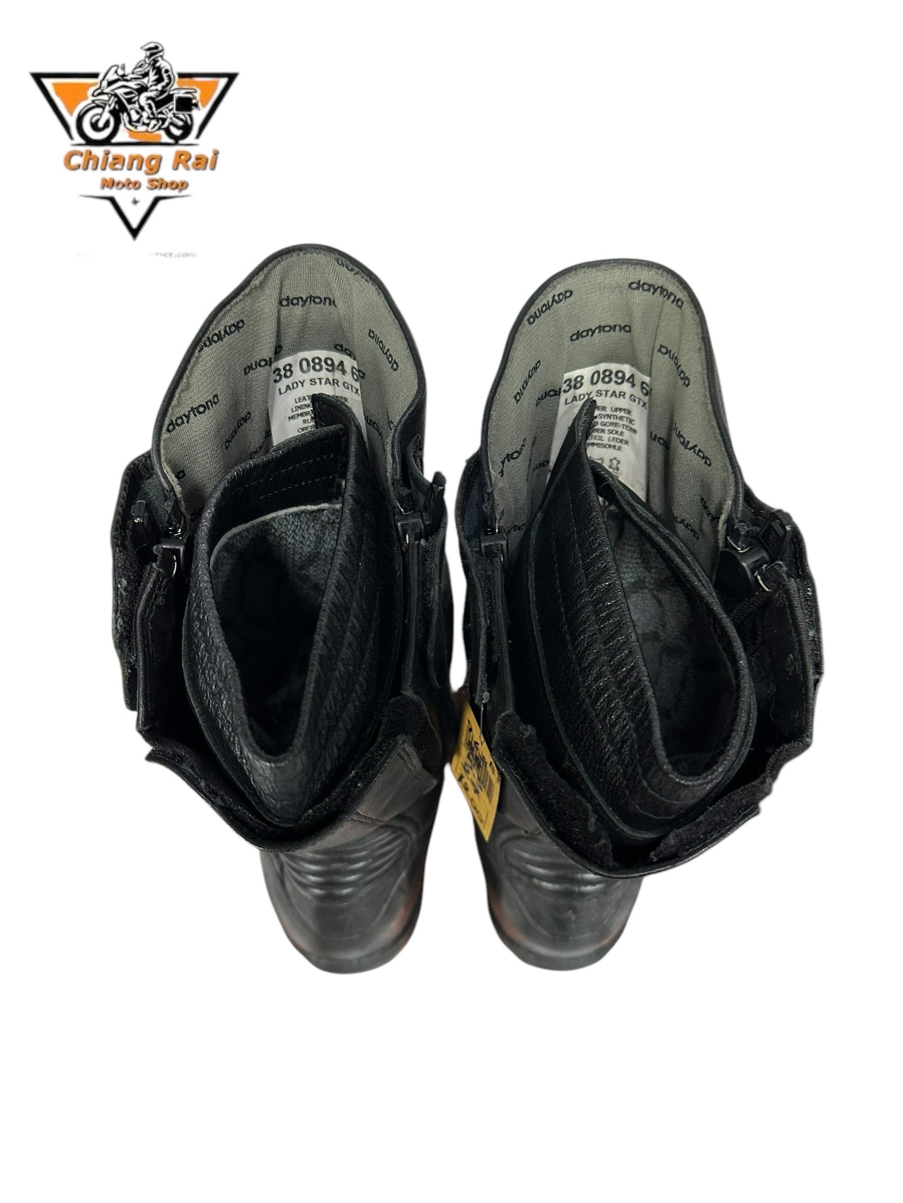 รองเท้าขี่มอเตอร์ไซด์( มือสอง) RCBS-968 Size ขนาดจากป้าย 38:EUR / 5.5:UK / 24:Cm.(daytona)