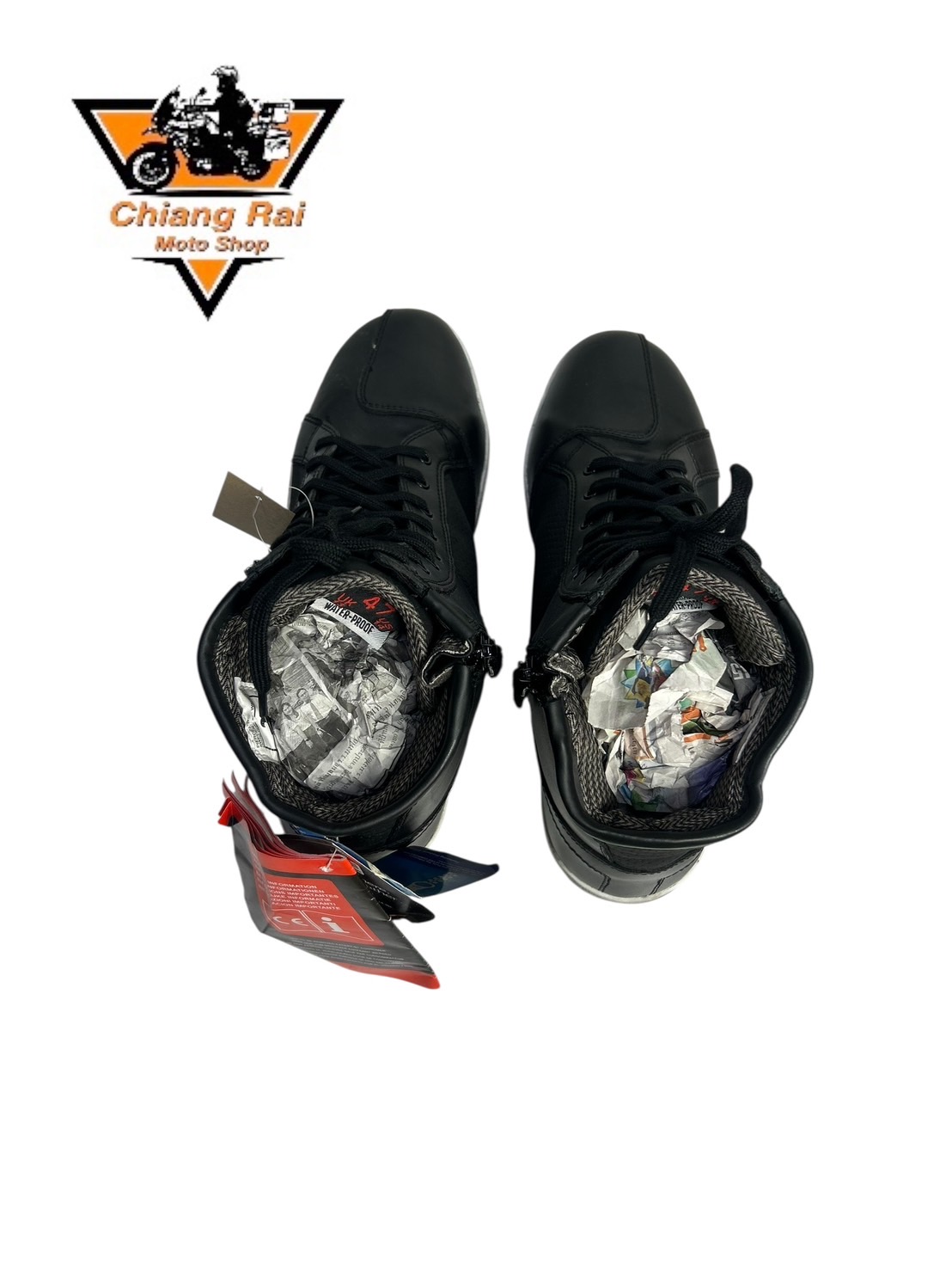 รองเท้าขี่มอเตอร์ไซด์( มือสอง) RCBT-082 Size ขนาดจากป้าย 47:EUR / 13:UK / 30:Cm.(Hipora)