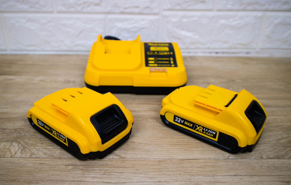 MKTOOL สว่านแบต 32v แบต 2 ก้อน