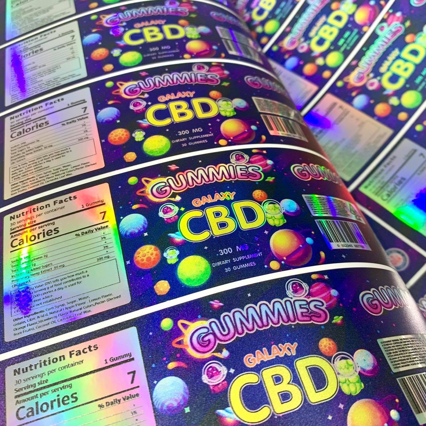 สติ๊กเกอร์ฉลากสินค้าฟรอยทอง ฟอยล์