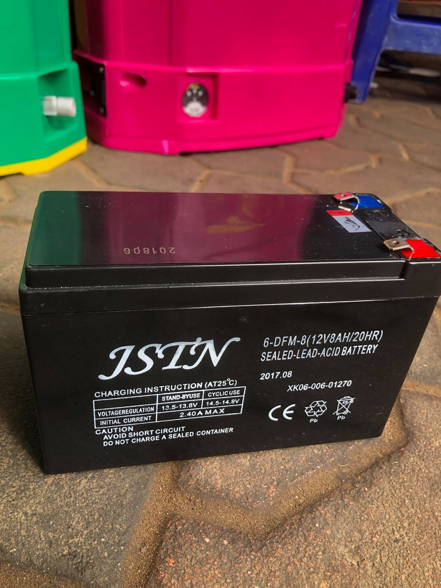 แบตเตอรี่ 12V 8A