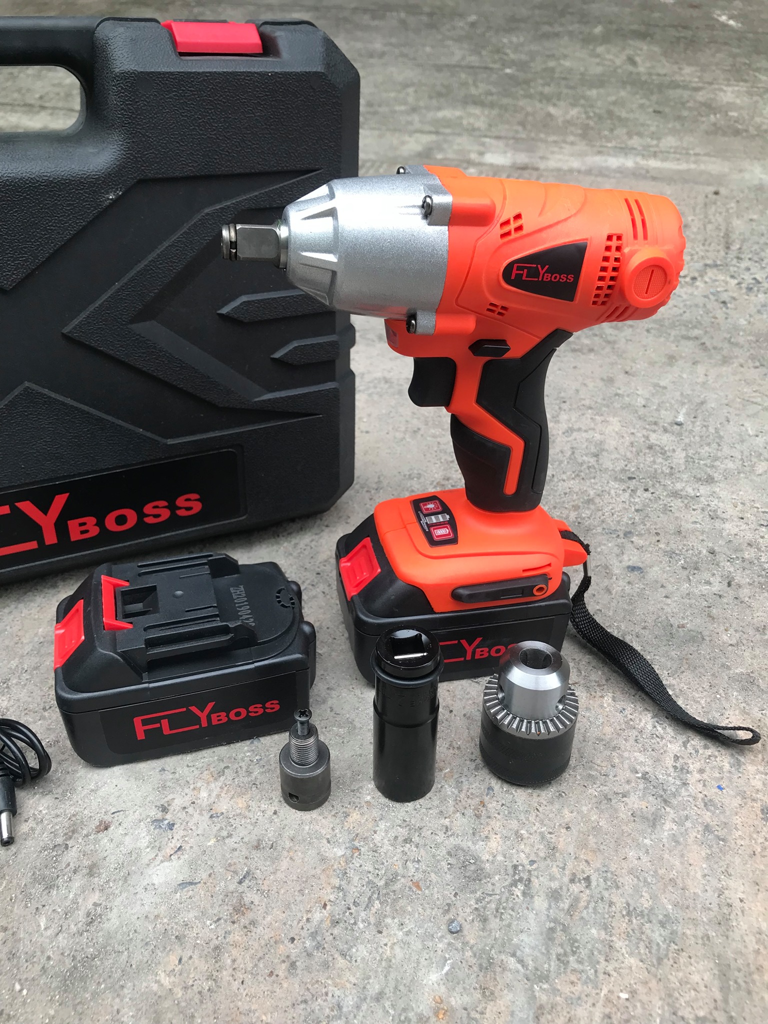 บล็อกแบต Flyboss 2in1 (ใช้ถอดน๊อตล้อรถยนต์)