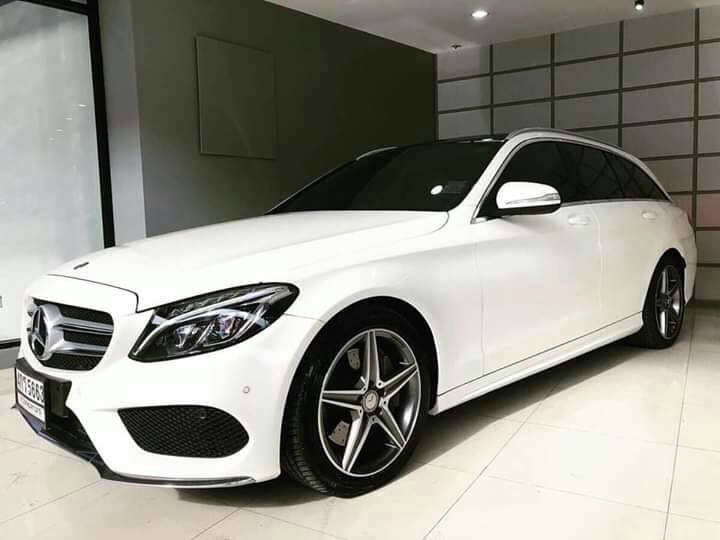 Mercedes Benz C300 ESTATE AMG DYNAMIC Bluetech Hybrid ปี2015