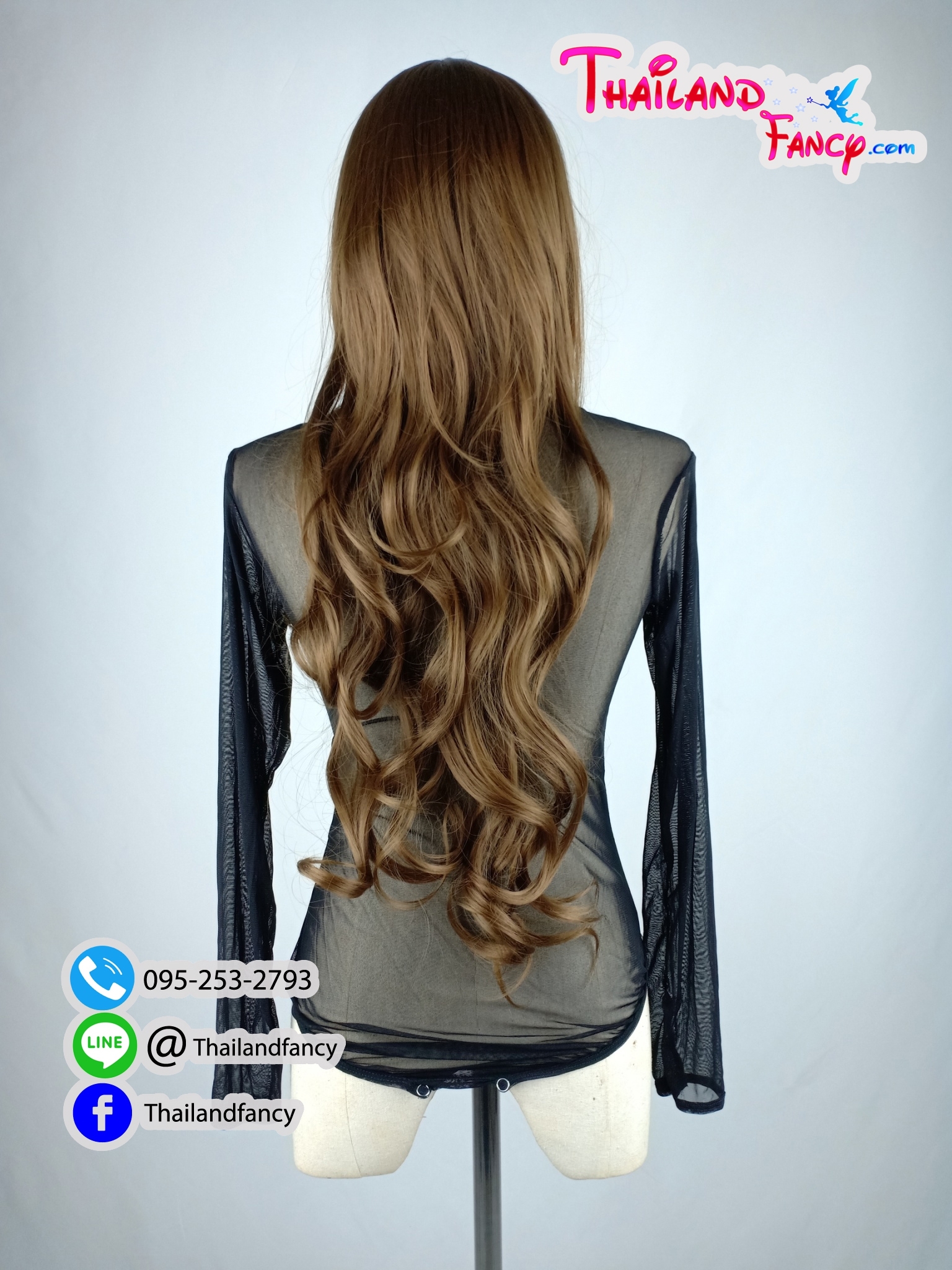 ชุดแฟนซี ชุดแต่งคอสเพลย์ Body Suit Stocking ชุดกันโป๊ ชุดบอดี้สูท ชุดเสื้อซับใน ชุดบอดี้สูทผ้าตาข่ายจิ๋วยืด4ด้าน สีดำ