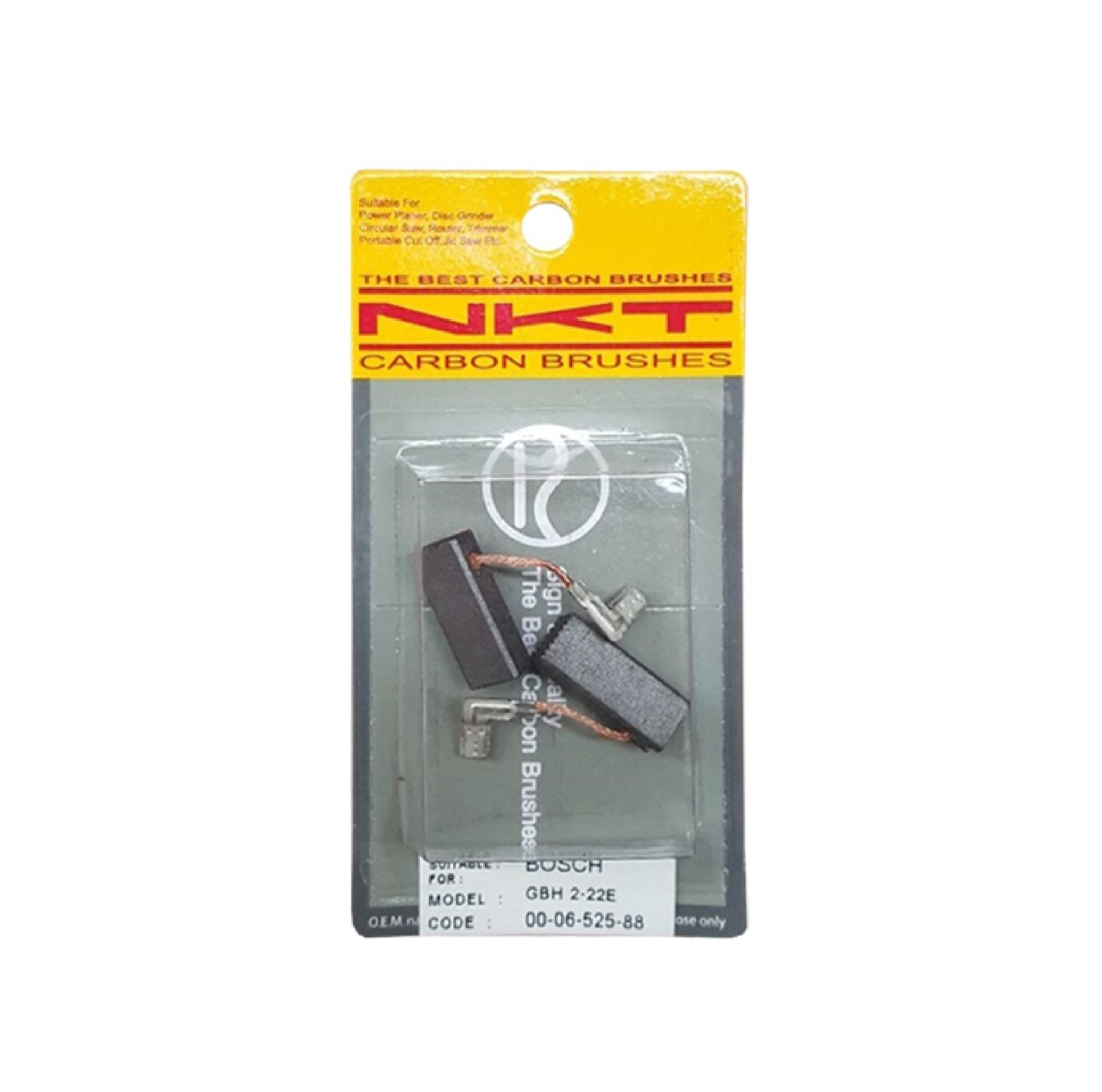 แปรงถ่านNKT รุ่น GBH2200 รหัส00-06-525 FOR BOSCH