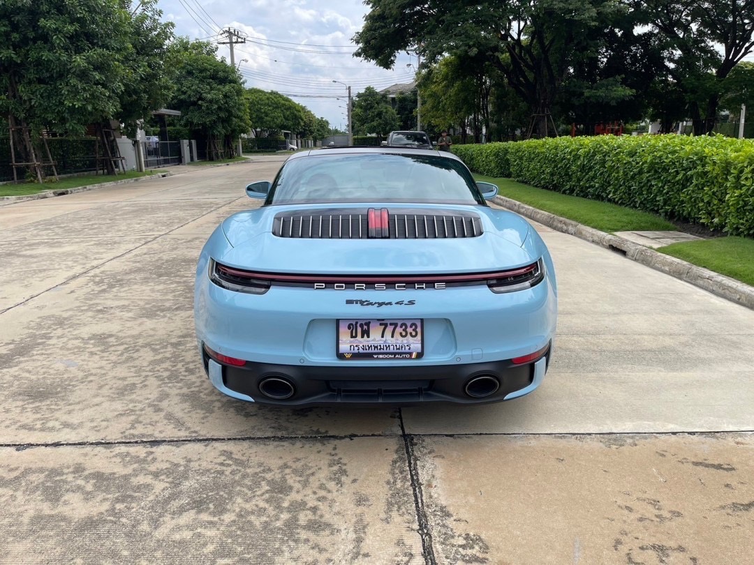 Porsche 911/992 Targa 4S สีพิเศษ CUSTOM COLOUR BLUE PASTEL (GULF BLUE) ปี 2021