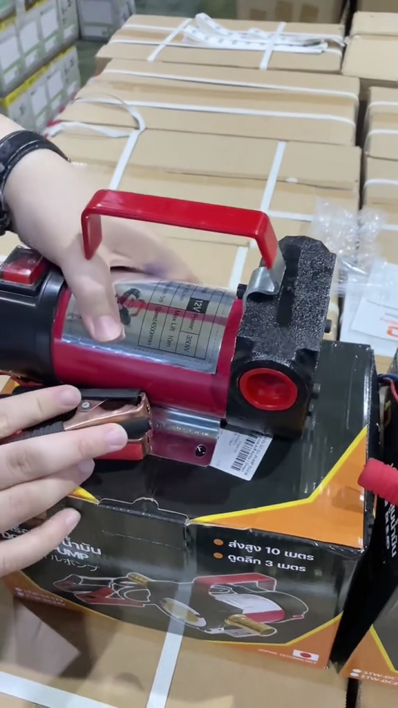 เครื่องสูบน้ำมัน ยี่ห้อ Onsen มีให้เลือก 12V และ 24V