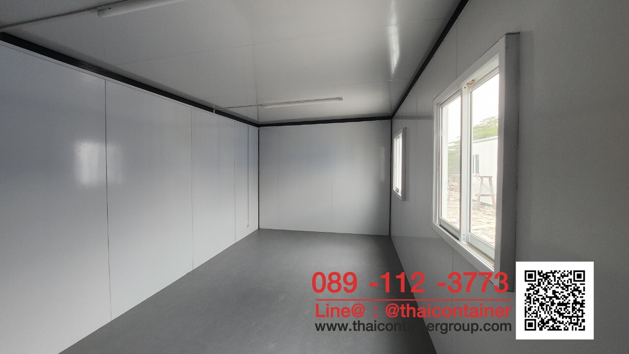 ตู้ออฟฟิต ผนัง สำเร็จรูป 3*6ม. ตู้สำนักงาน สำนักงานเคลื่อนที่