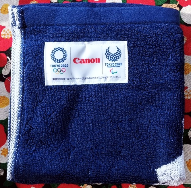 ผ้าเช็ดหน้า ผ้าขนหนู ของแท้จากญี่ปุ่น TOKYO Olympics 2020 Paralympic games 2020 โตเกียวโอลิมปิก 2020 Size : 35 x 35 cm