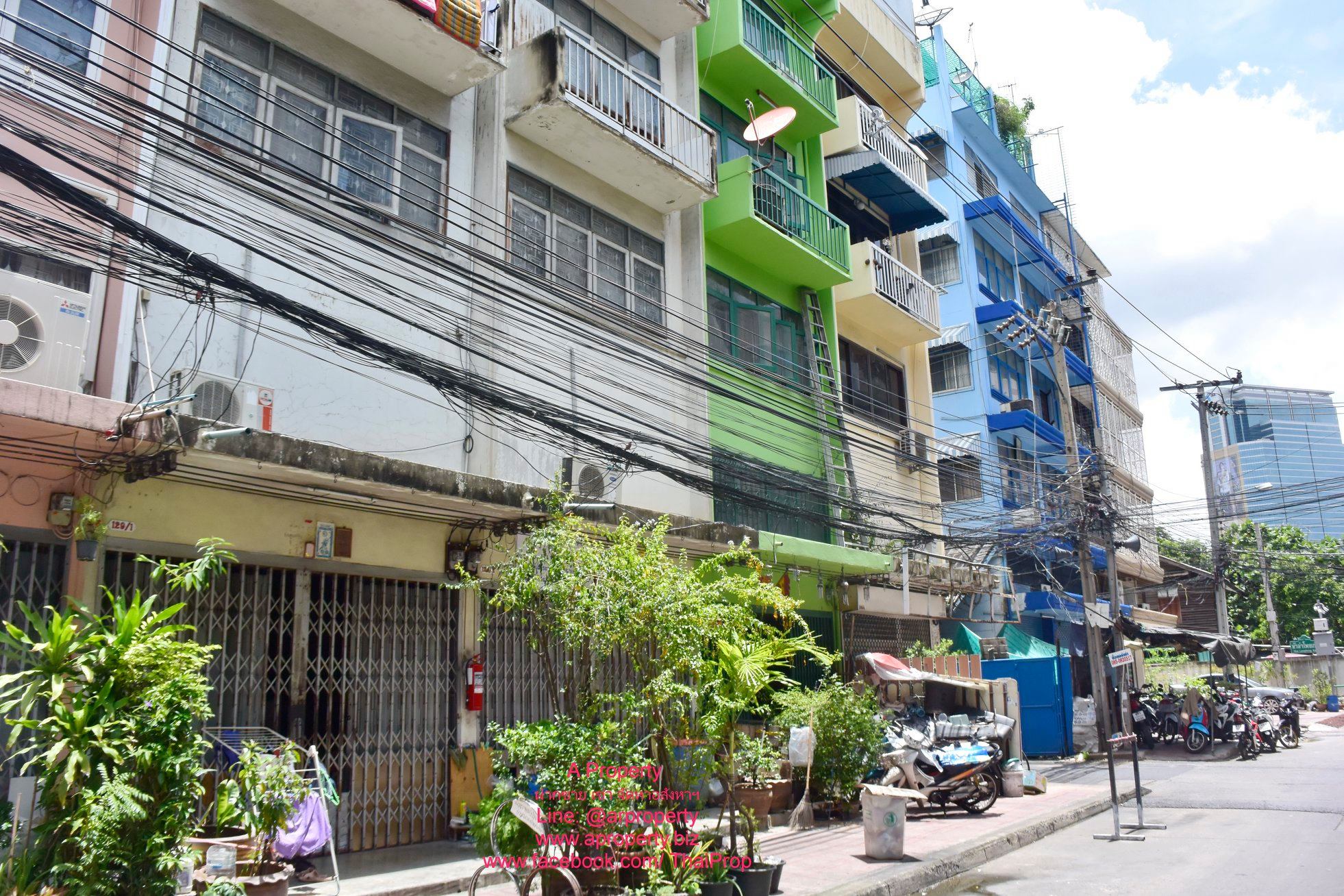 ให้เช่า อาคารพาณิชย์ 5 ชั้น ใกล้ MRT สามย่าน