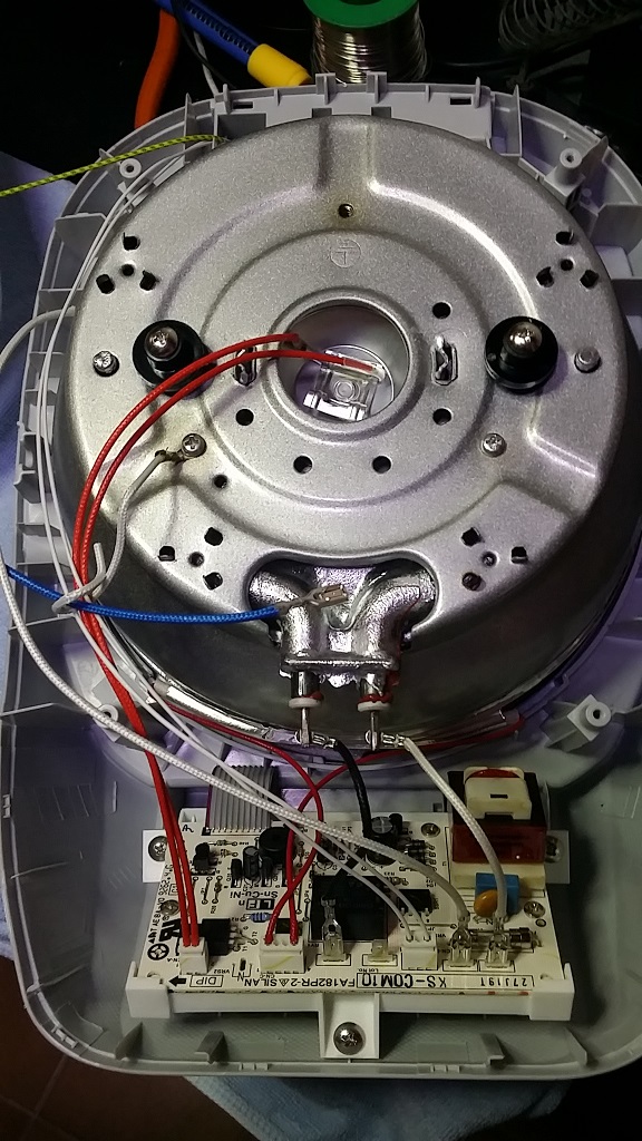 ซ่อมหม้อหุงข้าว ยี่ห้อ SHARP รุ่น KS-COM10 อาการไม่ร้อนบอร์ดไม่ทำงาน