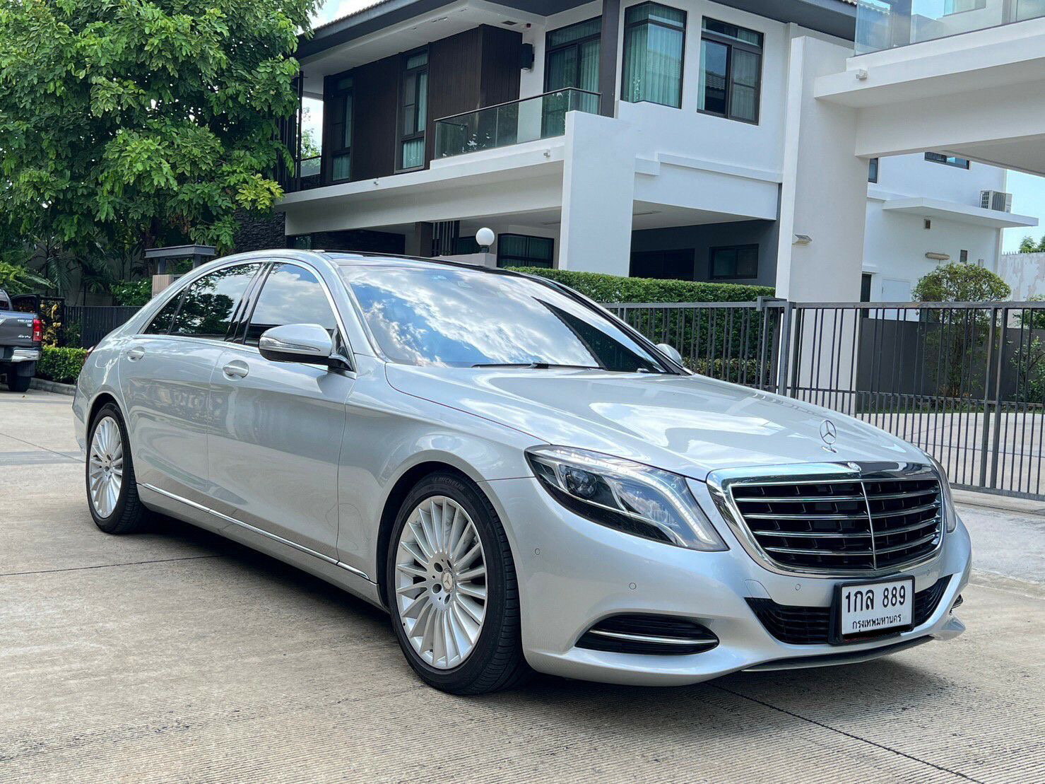 BENZ S300 Bluetec Sunroof W222 สีเงิน ปี 2015
