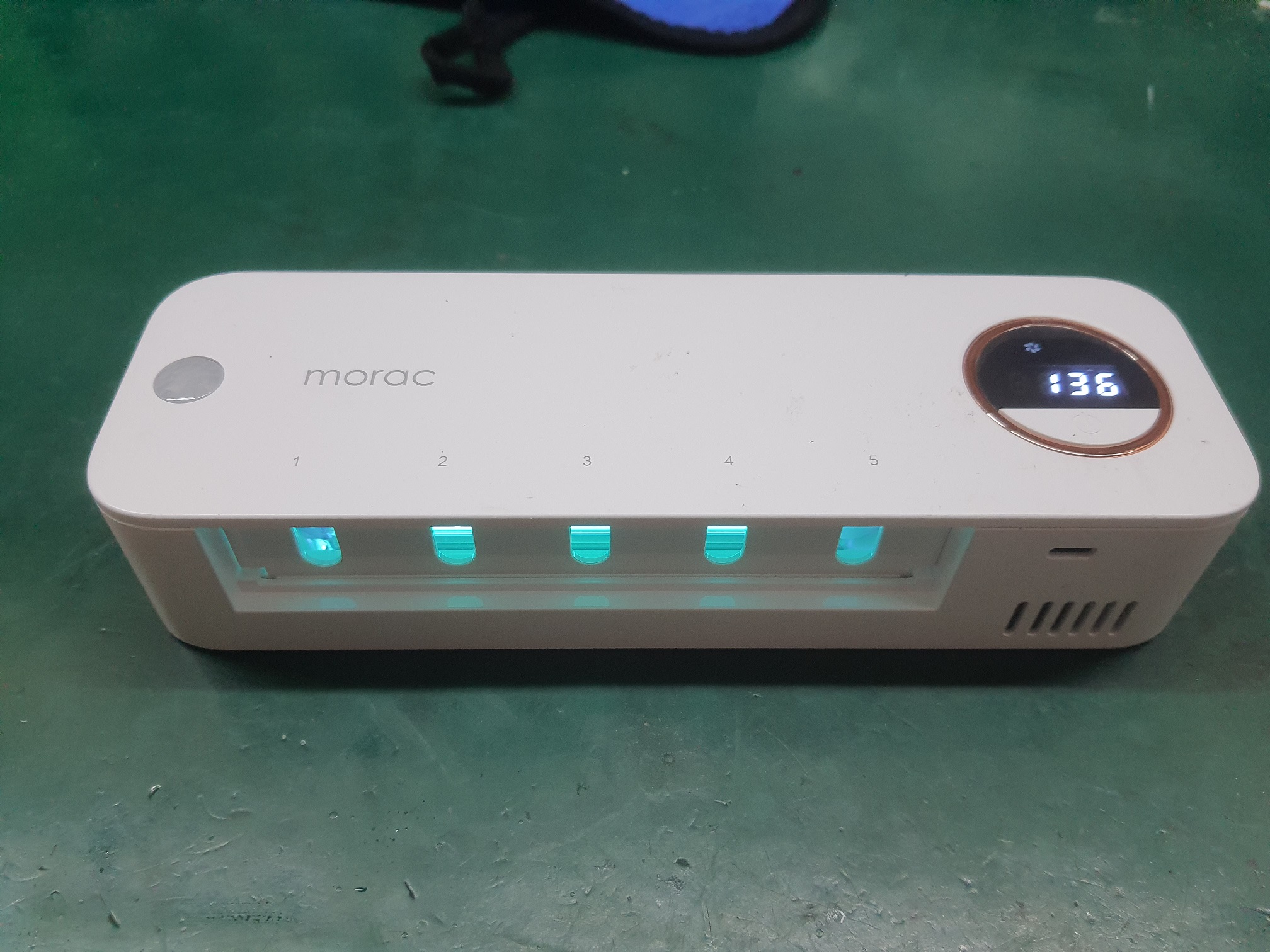 ซ่อมเครื่องนึ่งฆ่าเชื้อแปรงสีฟัน ยี่ห้อ MORAC รุ่น MR-PURE02 อาการเครื่องไม่ทำงาน