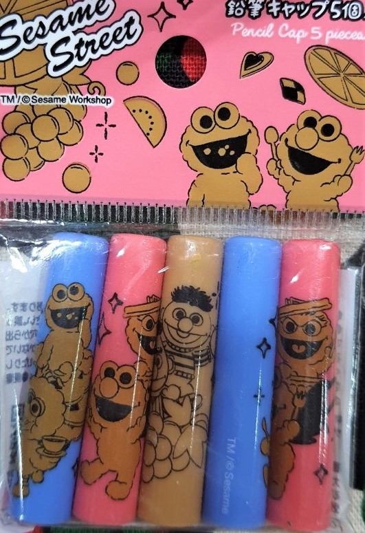 Sesame Street ปลอกดินสอ เอลโม่ 1 แพ๊คมี 5 ชิ้น (ญี่ปุ่น)