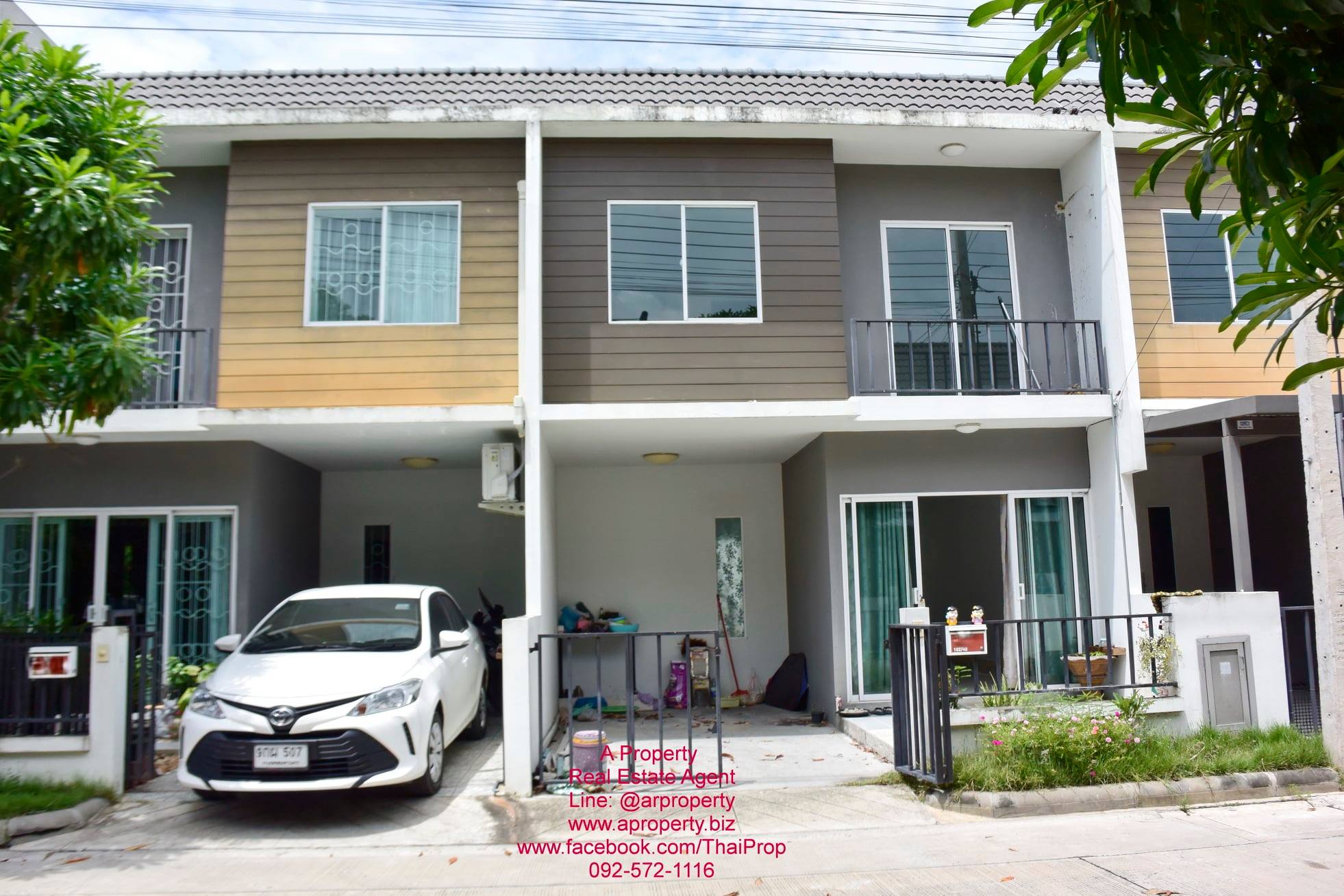 ให้เช่าบ้านเปล่า อารียา วงแหวน-ราชพฤกษ์ ( บางบัวทอง )