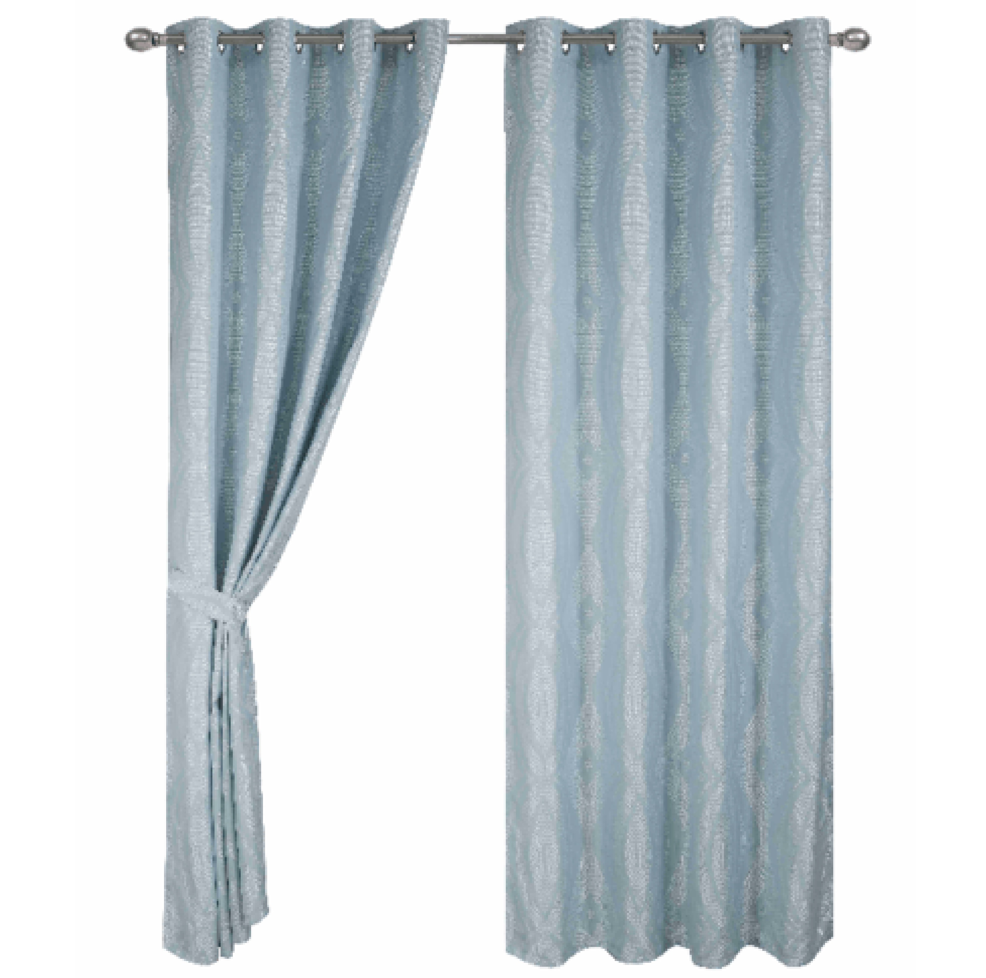 Davinci ผ้าม่านหน้าต่าง 150x160ซม. Grigio chiaro สีฟ้า