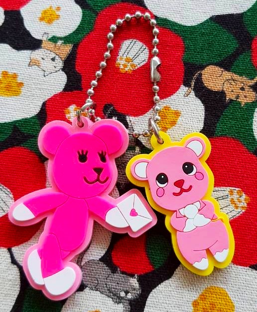 ของแท้จากญี่ปุ่น Set พวงกุญแจ น้อง หมี PostPet น่ารักๆ จากญี่ปุ่น Size : โดยประมาณ 6 cm