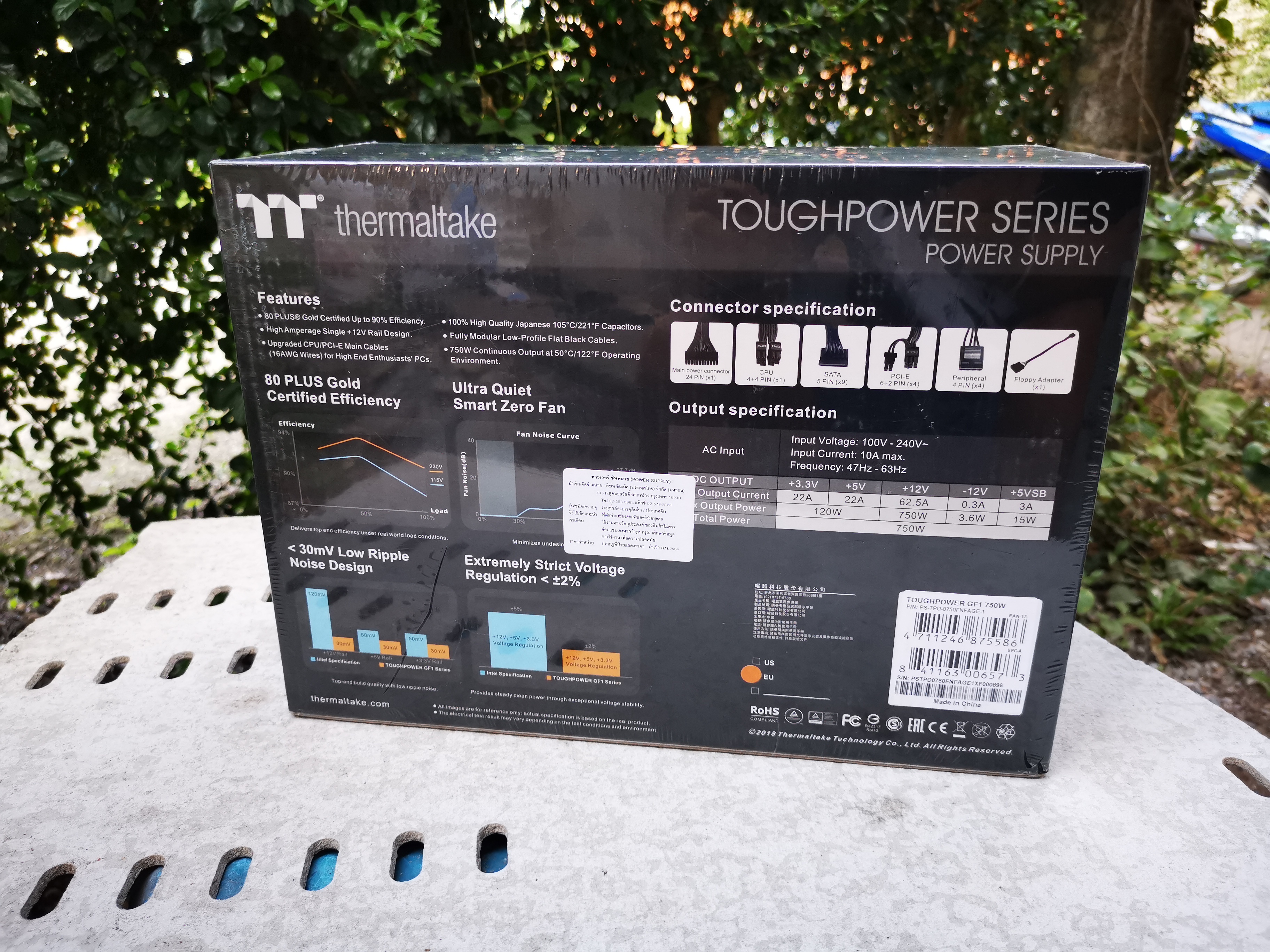 THERMALTAKE TOUGHPOWER GF1 750W (80+ GOLD)