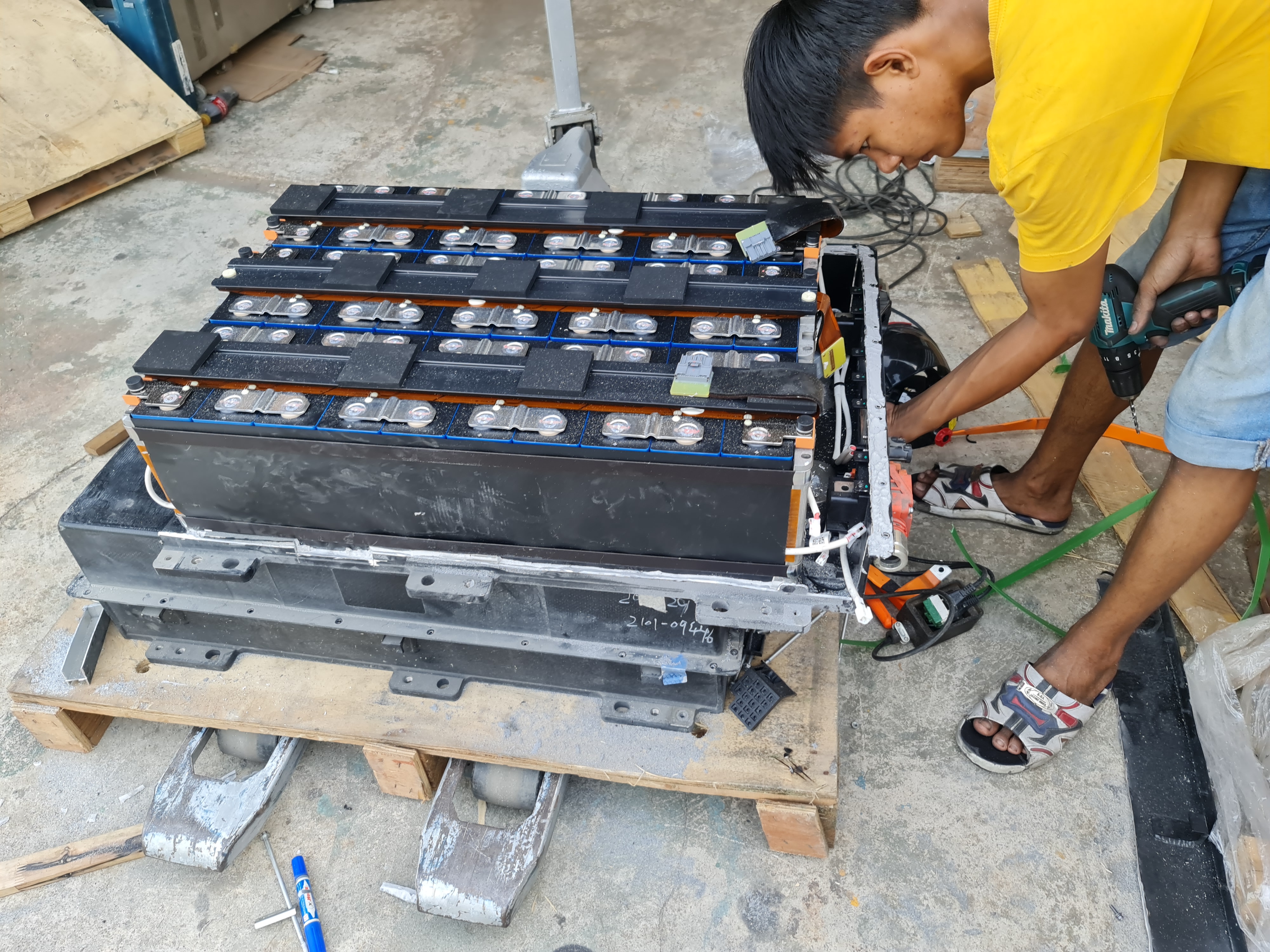 Lithium battery ev bus Yutong LFP from CATL 310ah