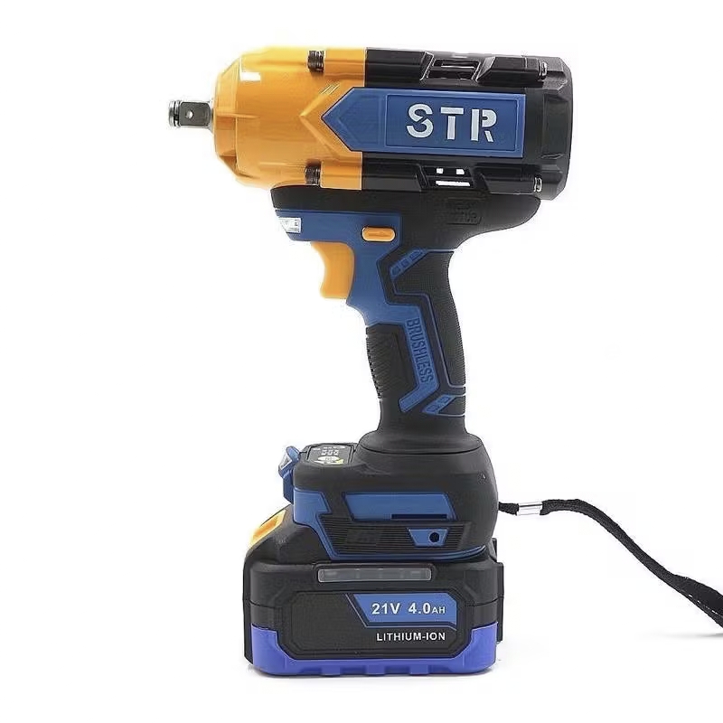 บล็อกไฟฟ้าไร้สาย ยี่ห้อ STR 21V รุ่น ST-780 แรงบิด 1,100 นิวตัน