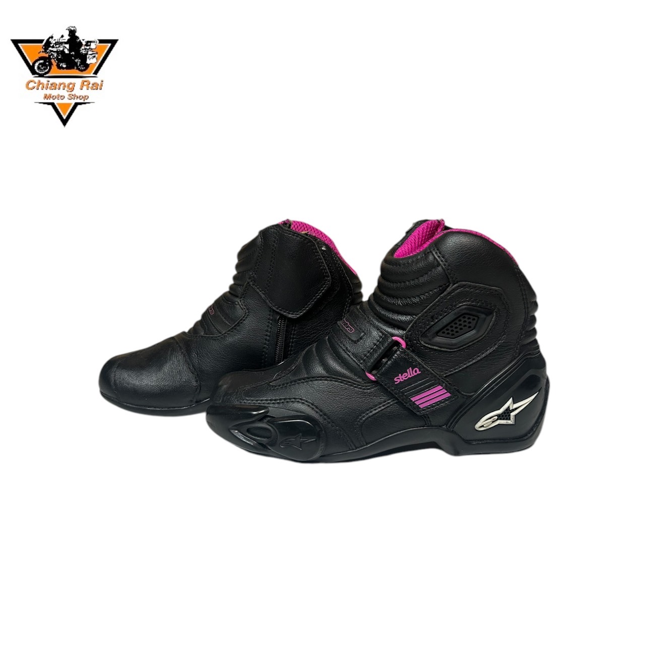 รองเท้าขี่มอเตอร์ไซด์( มือสอง) RCBS-1027 Size ขนาดจากป้าย 39:EUR / 6:UK / 24.5:Cm.(Alpinestars)