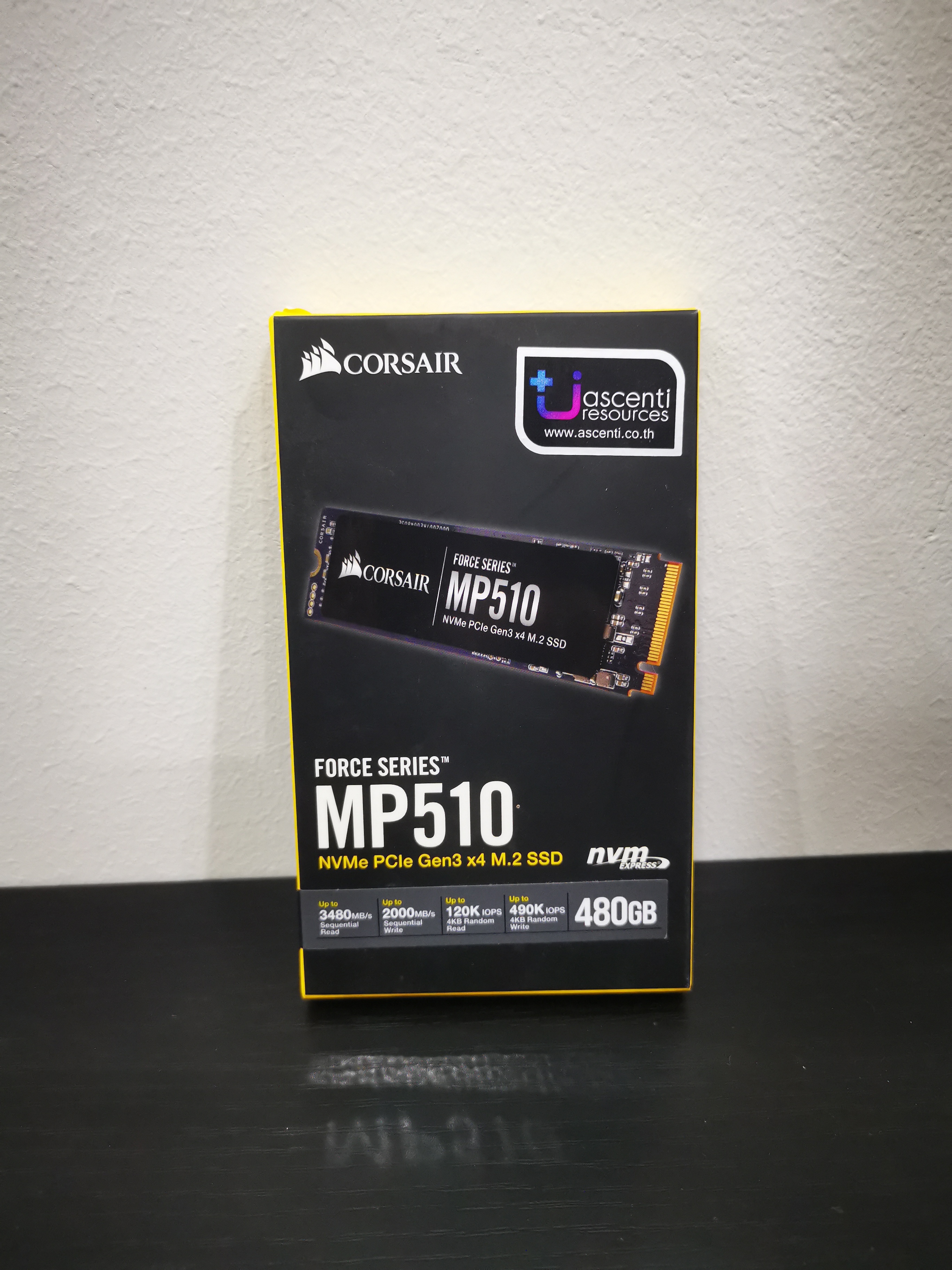 SSD M.2 PCIe/NVMe Corsair MP510 480GB