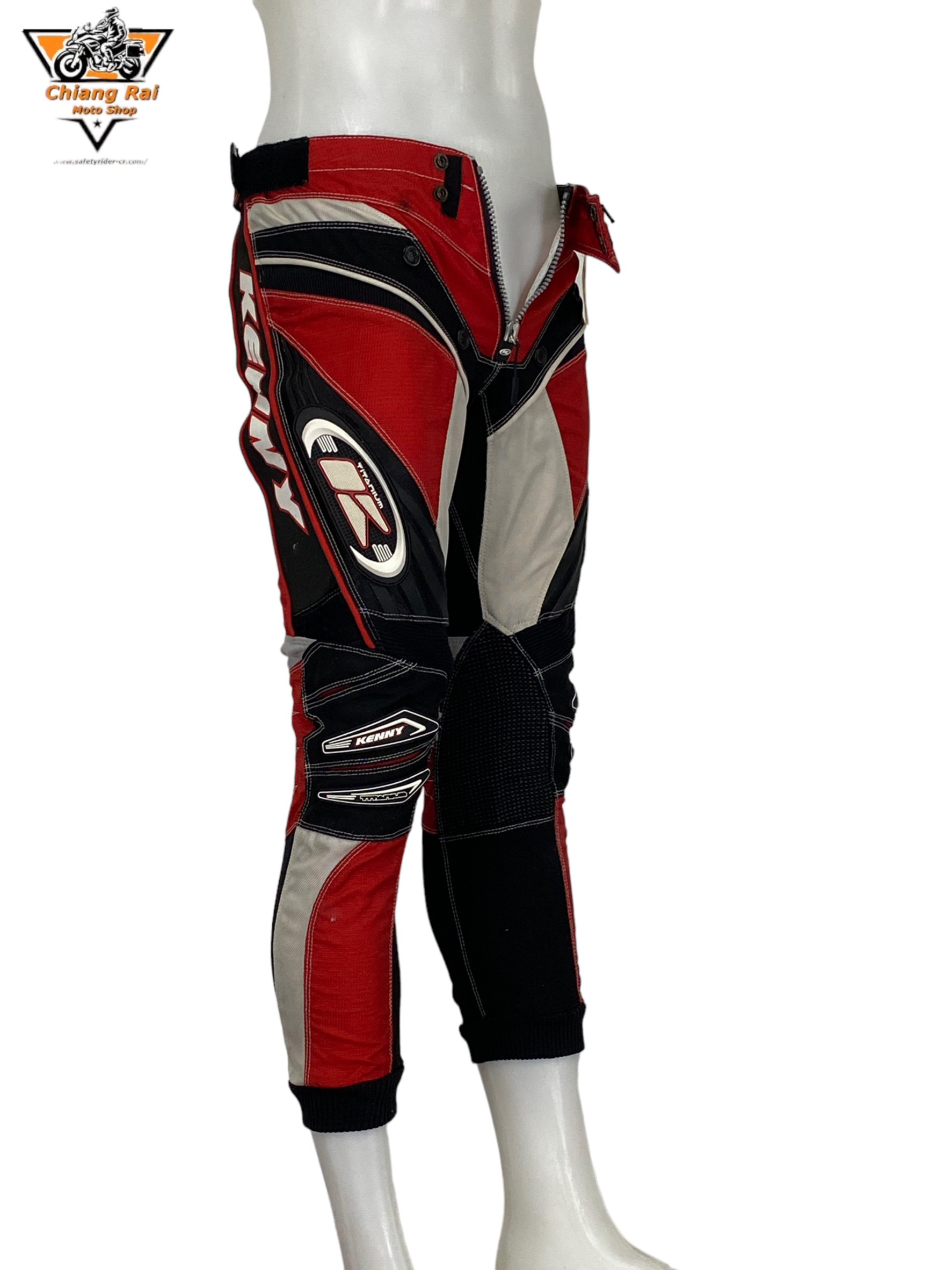 กางเกงขี่มอเตอร์ไซด์ ( มือสอง ) E&A 533: เอว 28" ยาว 25" **KENNY**