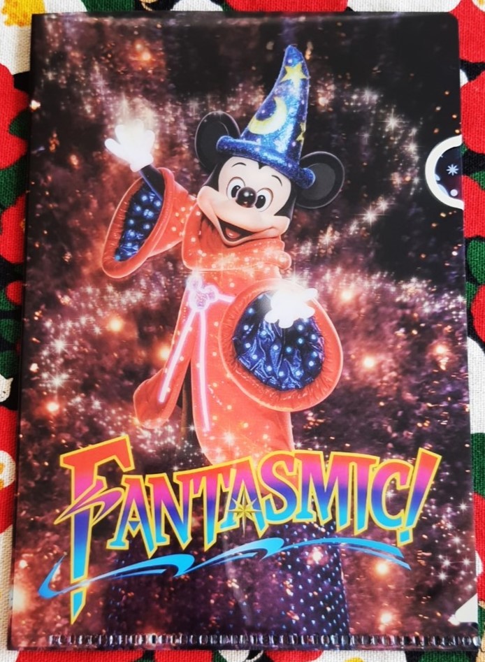 Disney Mickey mouse FANTASMIC TOKYO DISNEY SEA แฟ้ม มิกกี้เม้าส์ของแท้จากดิสนีย์สโตร์ ญี่ปุ่น Size : 11.5 x17 cm