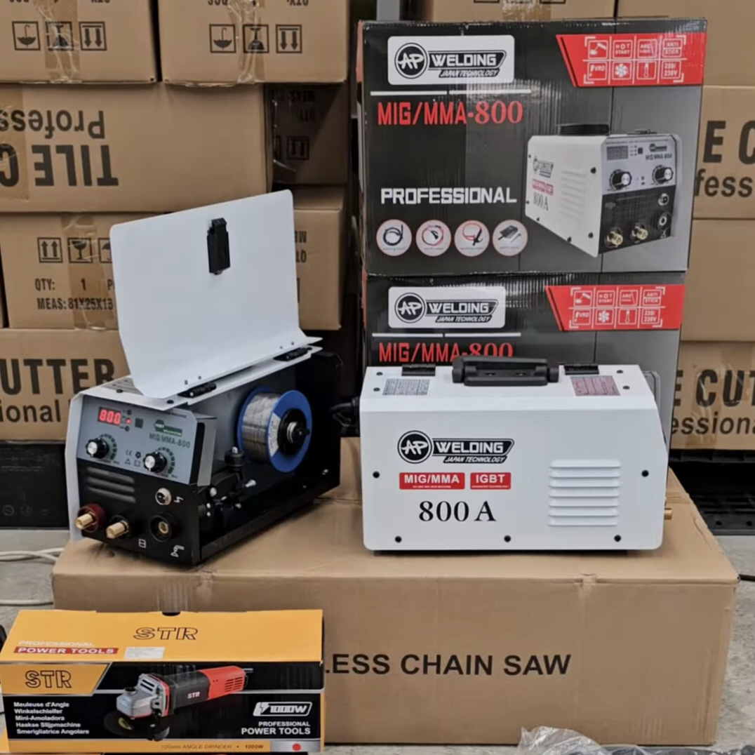 ตู้เชื่อม 2 ระบบ ยี่ห้อ AP 800 AMP ระบบ MMA/MIG ซื้อตู้เชื่อมมิก แถมเจียร ยี่ห้อ STR