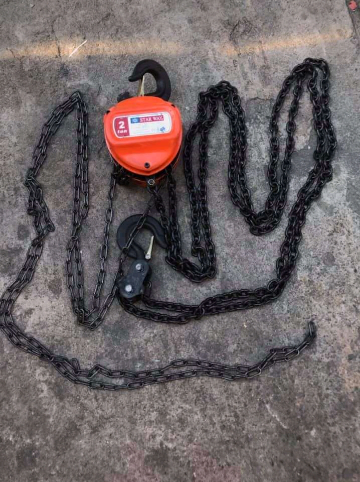 รอกโซ่ ยี่ห้อ Star Way แบบเหลี่ยม มีให้เลือก 2 ตัน และ 3 ตัน