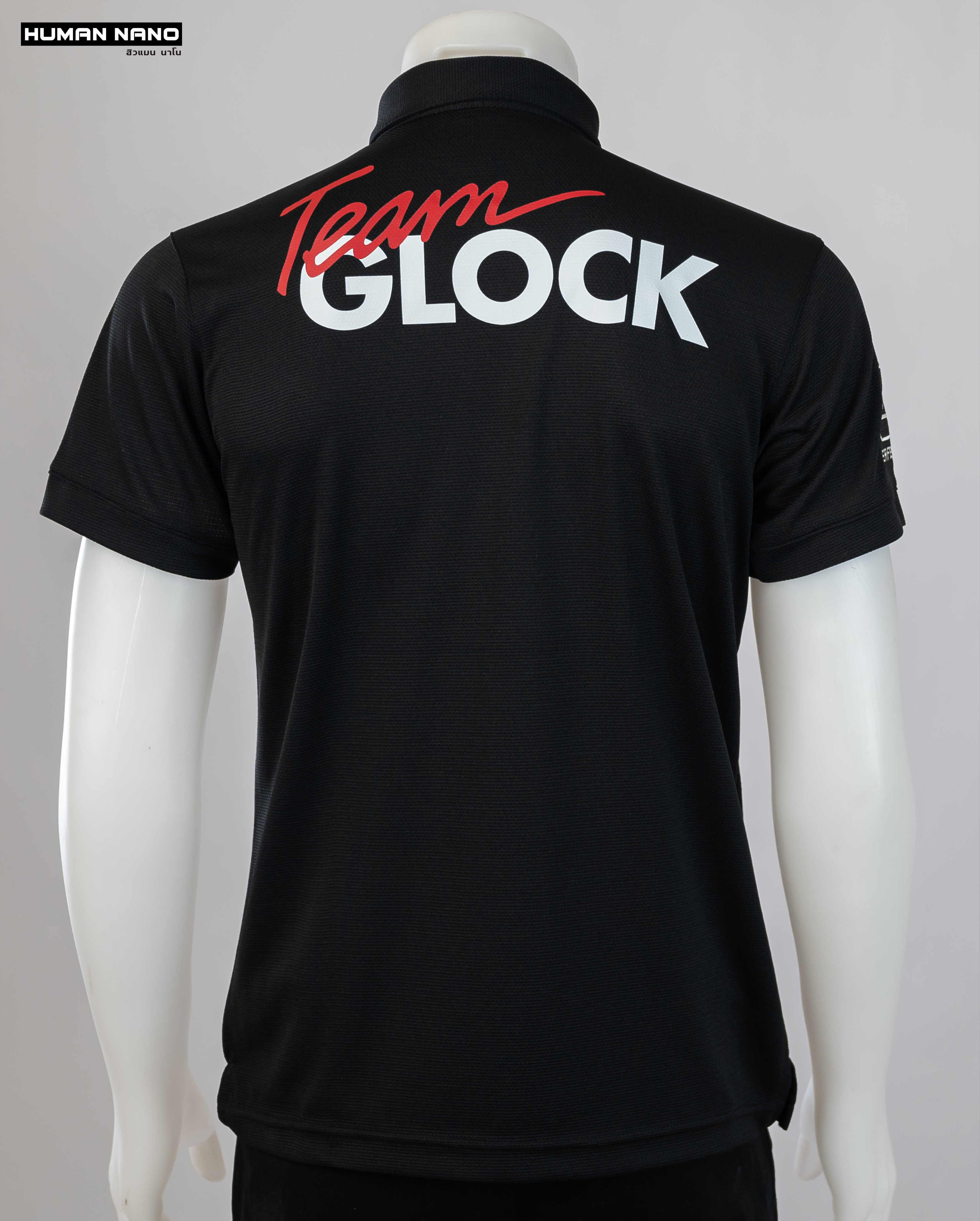 Glock เสื้อโปโลชาย สไตล์แทคติคอล ผ้านาโนไมโคร ทรงสวย ยับยาก รีดง่าย | Human Nano