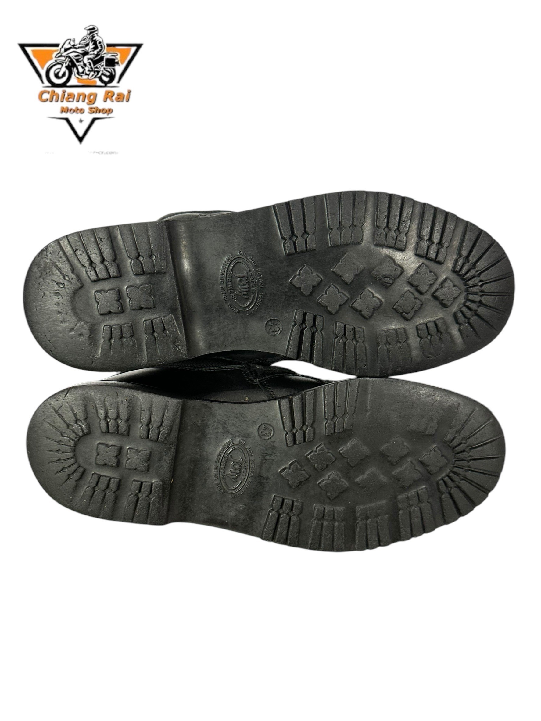 รองเท้าขี่มอเตอร์ไซด์( มือสอง) RCBS-916 Size ขนาดจากป้าย 43:EUR / 8.5:UK / 27.5:Cm.(POLIZIA)