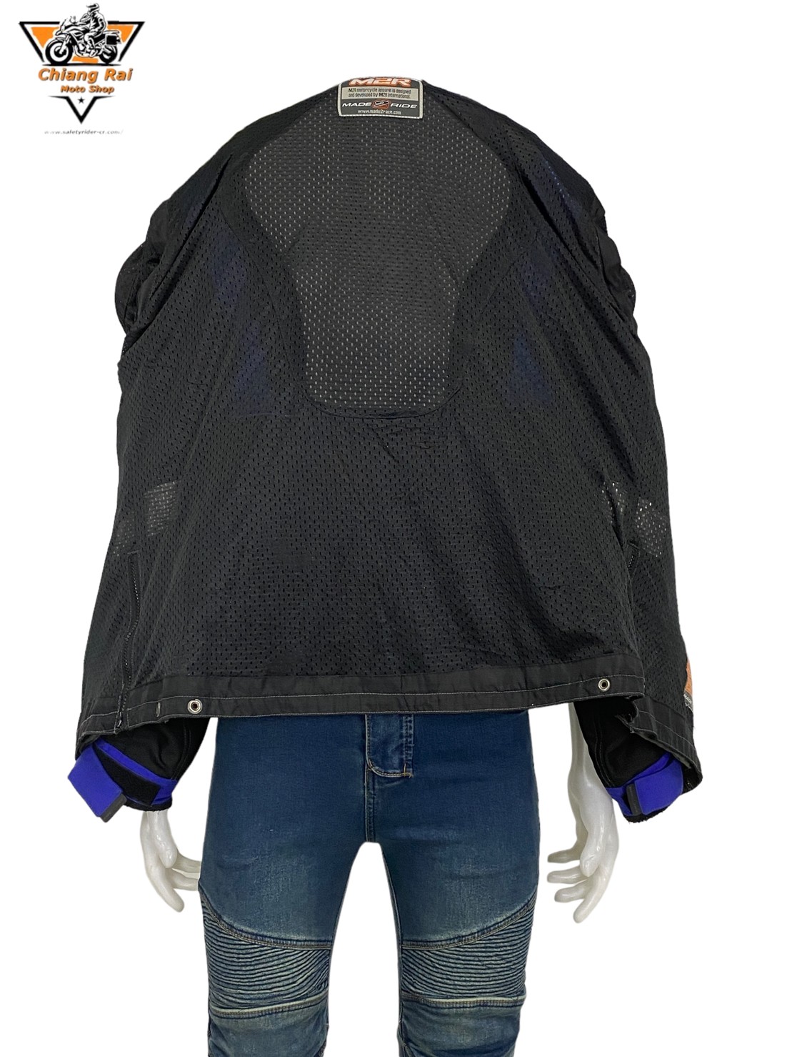 เสื้อขี่มอเตอร์ไซด์( มือสอง) RCTA 343 อก 50 " ยาว 29"(XL) ยี่ห้อ**M2R**