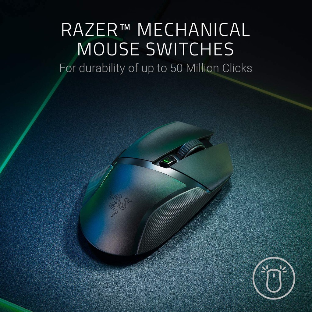 Razer Basilisk X hyperspeed เม้าส์เกมมิ่ง ไร้สาย เมาส์เกมมิ่ง ไร้สาย ขายดี Wireless Bluetooth Gaming Mouse Optical